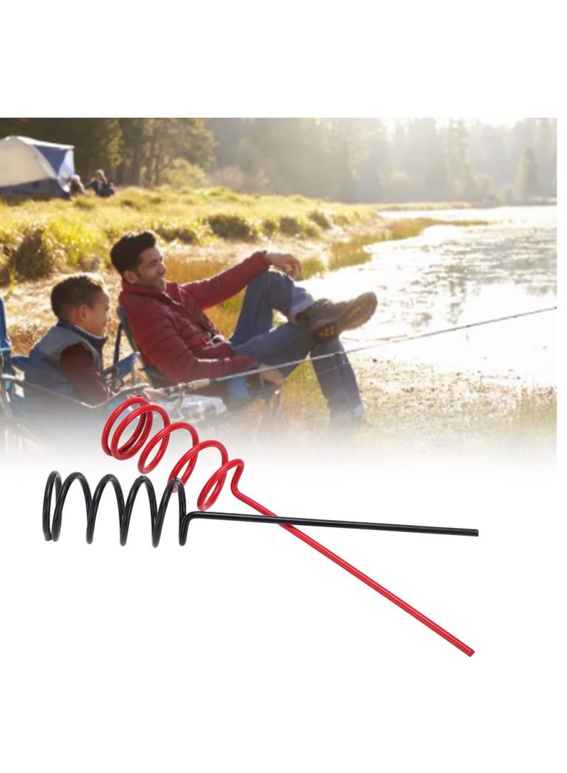 Excefore 2 PCS Heavy Duty Spiral Rod Holder, Spiral Fishing Rod Ground Support Stand Holder Metal Fishing Tackles, for Bank Fishing Lakes and Streams - Image 3
