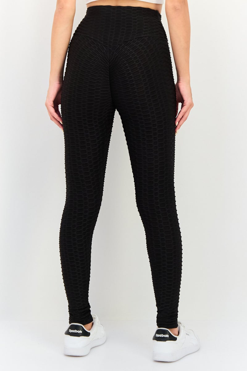 FOREVER 21 Women Sportswear Fit Training Leggings, Black - Image 2