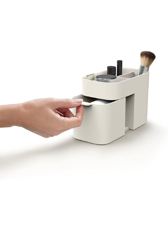 جوزيف جوزيف منظم مستحضرات التجميل فيفا صغير الحجم ومتين مع درج أبيض فاتح 12 × 17 × 9.5 سم 75003 - Image 5