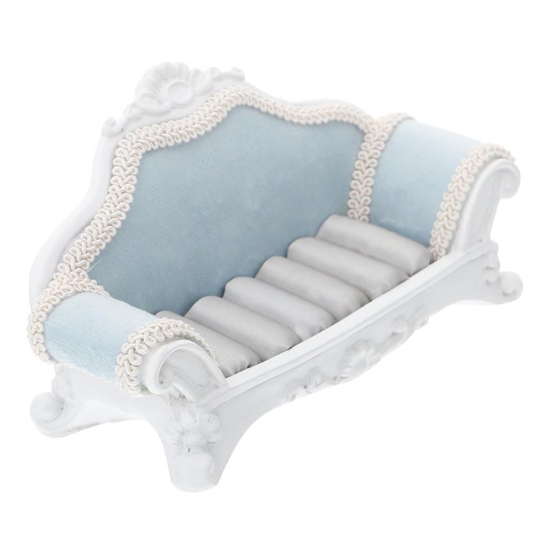 Sofa Shaped Jewelry Display Stand Ring Earring Organizer Tray for Home Shop Use - Image 2