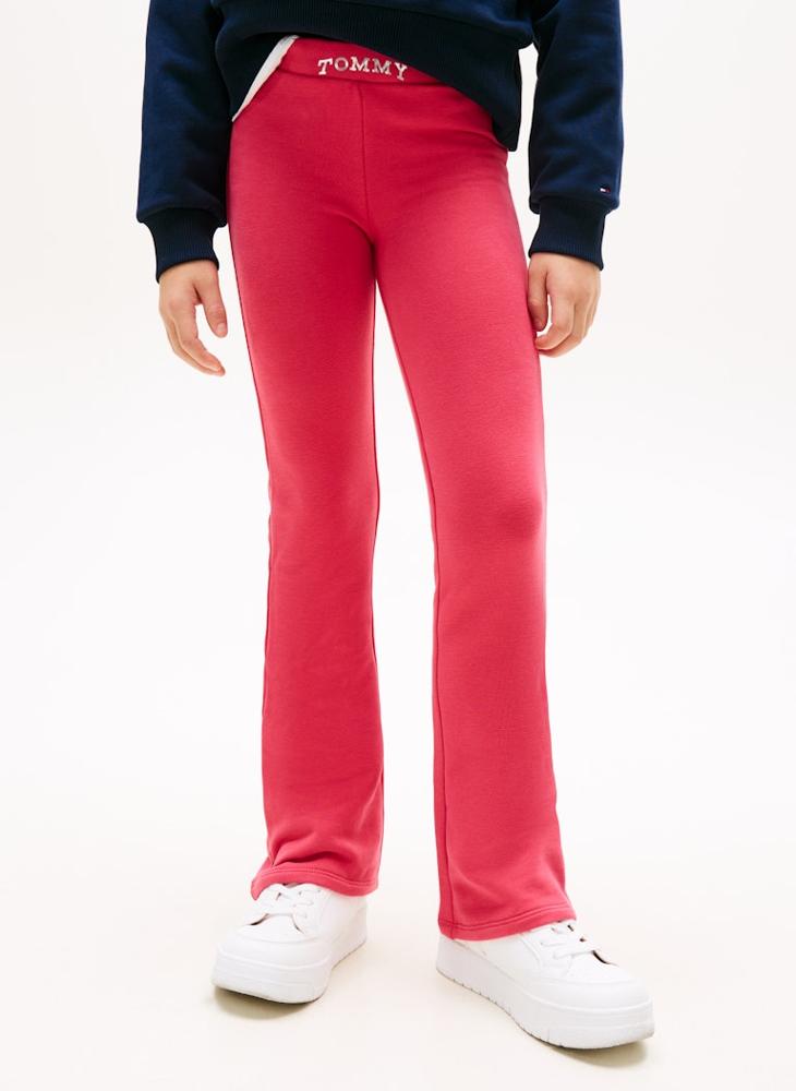 TOMMY HILFIGER kids tommy foil flare legging - Image 1