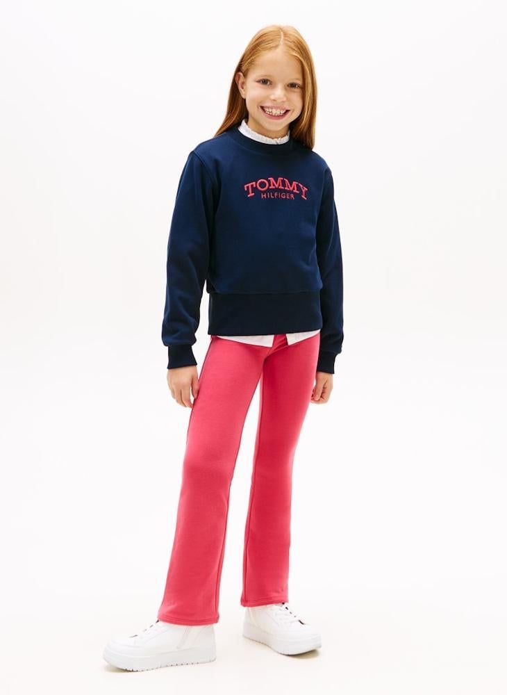 TOMMY HILFIGER kids tommy foil flare legging - Image 4