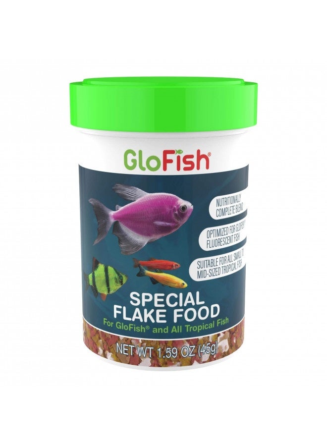 GloFish Glofish Special Flake Dry Fish Food For Brightness, 1.6 Oz - 77003  - Image 2