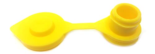 JSP Manufacturing 10 Pack Universal Large Yellow Fuel Gas Can Vent Caps Chilton Briggs Rotopax Gott - Image 3