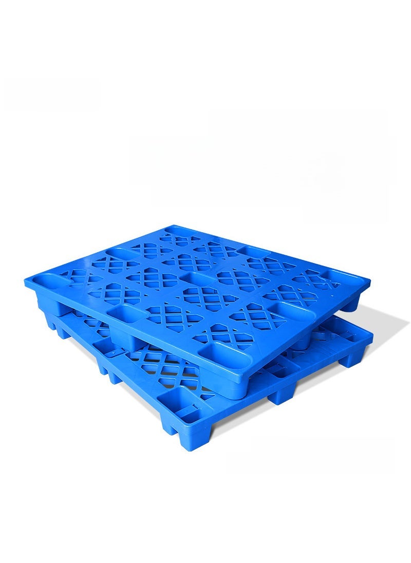 Plastic Pallet 9-Leg Grid Pad for Forklift Logistics Blue
