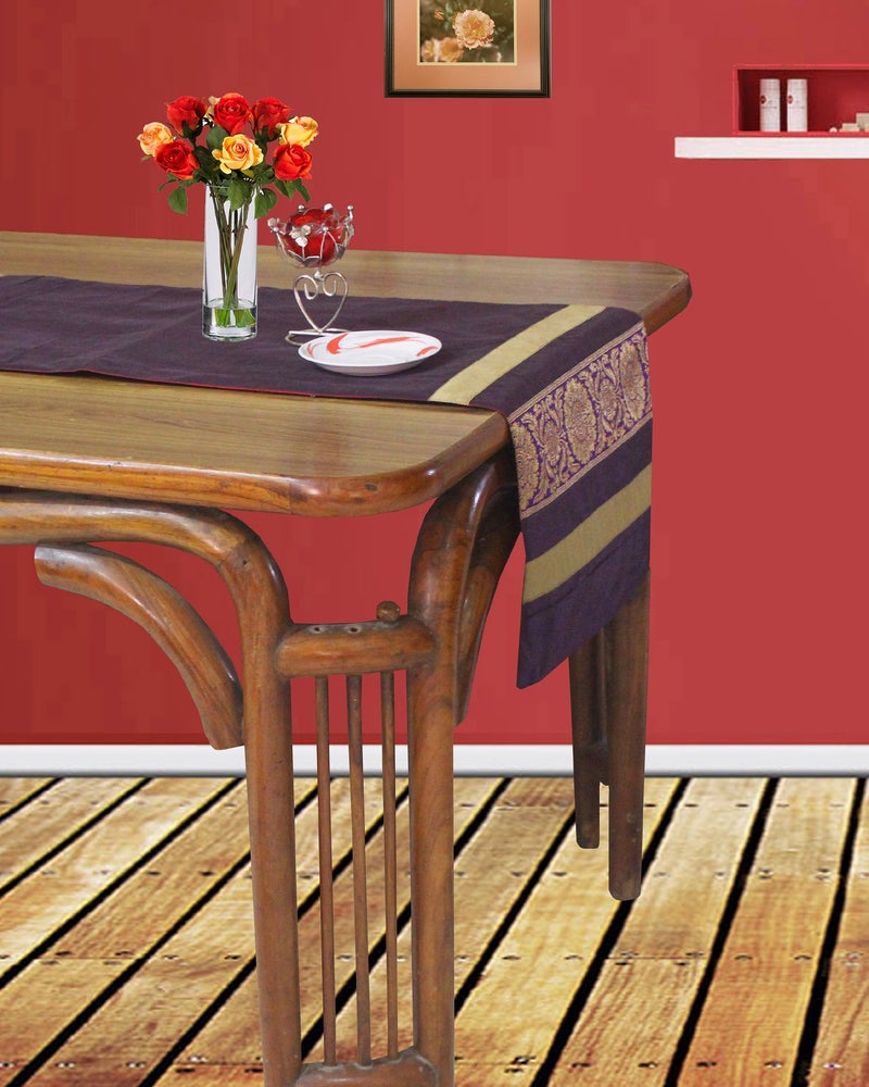 Dekor World Floral Brocekt Runner - Image 1