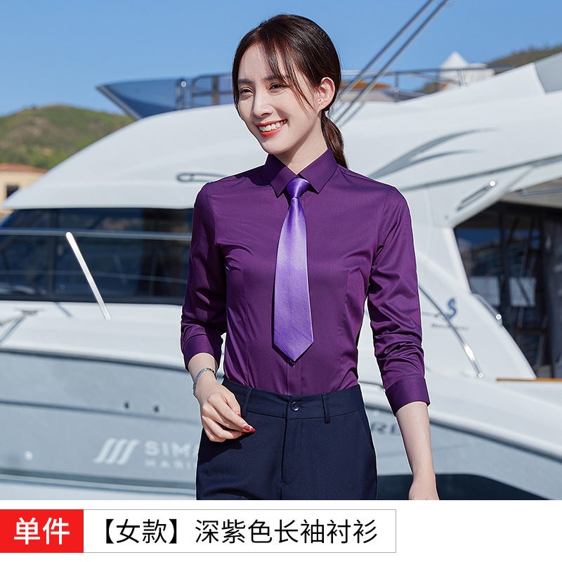 [Large ] Office Clerk Work Clothes Shirt Men'S And Women'S Dress Sales Short Sleeve Shirt Ol Business Wear - Image 1