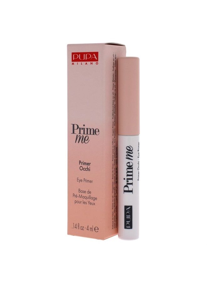 PUPA Milano Prime Me Eye Primer - Smoothing And Pore-Filling Makeup Base For Eyes - Ultra Soft Texture Grips Onto Skin For Seamless Results - Ideal For All Skin Types - Oil-Free - 001 Nude - 0.14 Oz - Image 4
