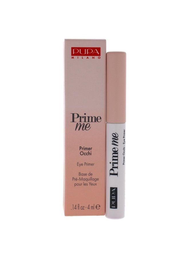 PUPA Milano Prime Me Eye Primer - Smoothing And Pore-Filling Makeup Base For Eyes - Ultra Soft Texture Grips Onto Skin For Seamless Results - Ideal For All Skin Types - Oil-Free - 001 Nude - 0.14 Oz - Image 1
