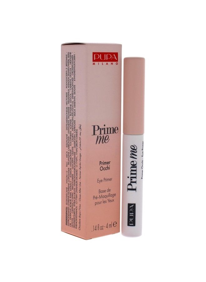 PUPA Milano Prime Me Eye Primer - Smoothing And Pore-Filling Makeup Base For Eyes - Ultra Soft Texture Grips Onto Skin For Seamless Results - Ideal For All Skin Types - Oil-Free - 001 Nude - 0.14 Oz - Image 3