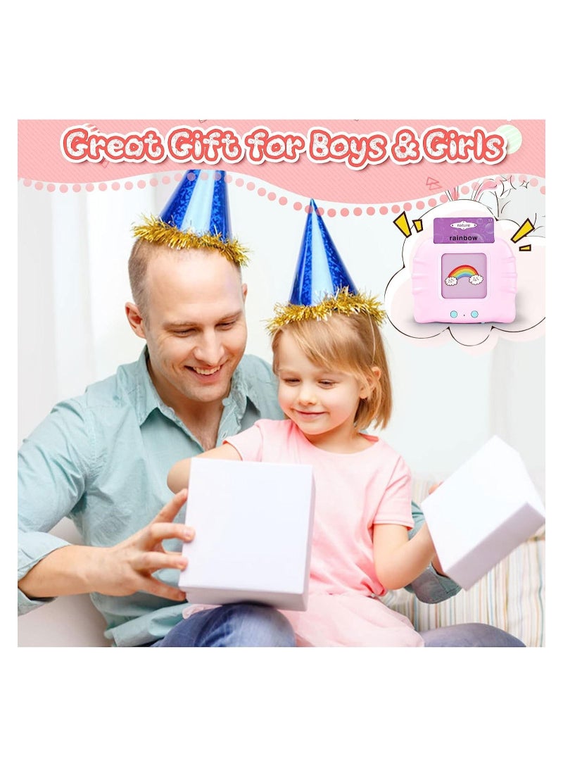 Talking Flash Cards Learning Toys,Educational Toddlers Toys for 1 2 3 4 5 6 Year Old Boys Girls,Preschool Montessori Toys with 112 Talking Baby Flash Cards 224 Words, - Image 5