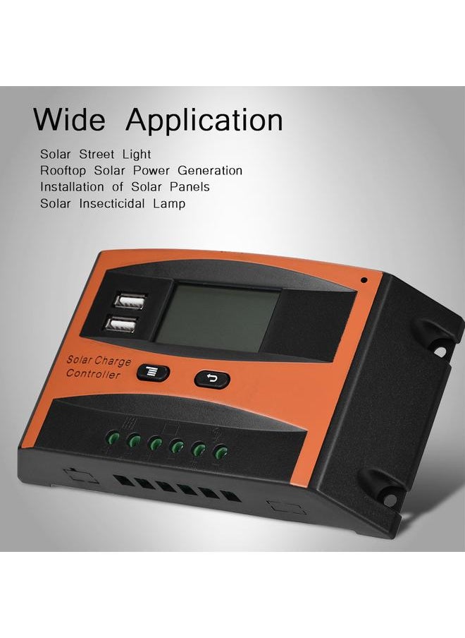 Thoraya 20A 50V Dual USB LCD Display Smart PWM Solar Panel Charge Controller IP32 Waterproof  - Image 5