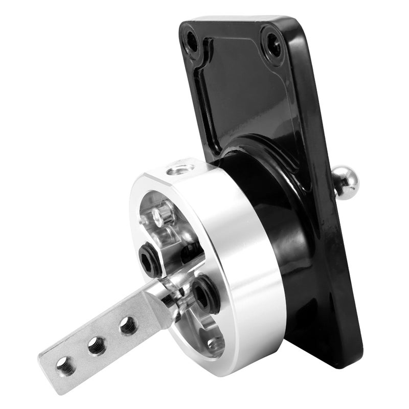 مبدل عتارة حركي قصير من سبائك الألومنيوم بالتحكم الرقمي (CNC) لسيارة فورد موستانغ T5 (لون فضي) - Image 2