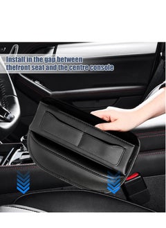 Excefore Car Seat Gap Filler Organizers,Premium Leather Automotive Accessories for Storing Cards, Phones, Wallets, Keys, and Glasses Between Front Seats  - Image 4