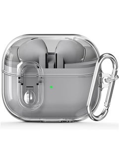Compatible With Airpods 4 Case With Safety Lock Soft Tpu Transparent Airpods 4Th Generation Case Full Protection Shockproof Cover With Keychain For Airpods 4 Gen 2024