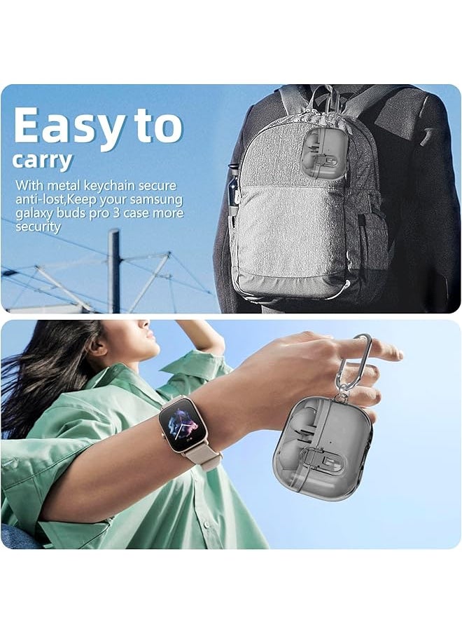 erorex - Compatible With Airpods 4 Case With Safety Lock Soft Tpu Transparent Airpods 4Th Generation Case Full Protection Shockproof Cover With Keychain For Airpods 4 Gen 2024 - Image 1