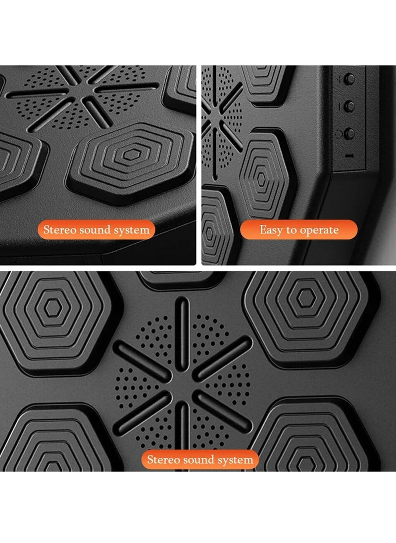 Genzy Music Boxing Machine, LED Music Boxing Machine, Wall Mounted Boxing Target, 9 Speed Modes and Counting Mode for Adults and Children Exercise  - Image 5
