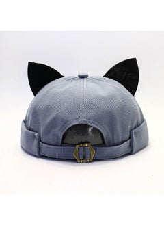 Generic Cute Versatile Cat Ears Baker Boy Cap Korean Style Army Green  - Image 5