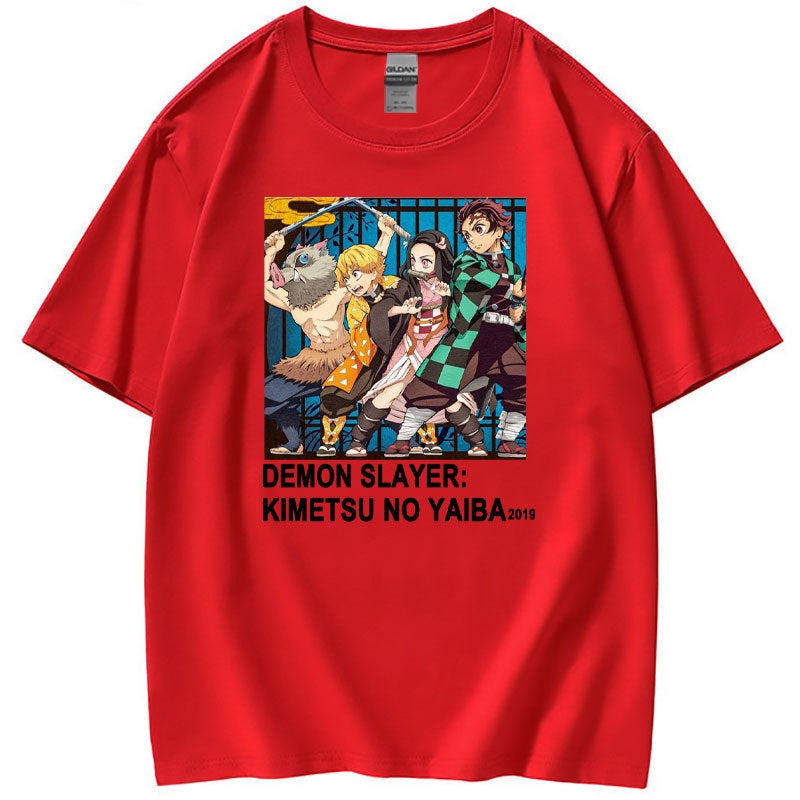 Cross-border Japanese animation cartoon printing cross-border men's and women's short-sleeved T-shirt top women's T-shirt spot - Image 5