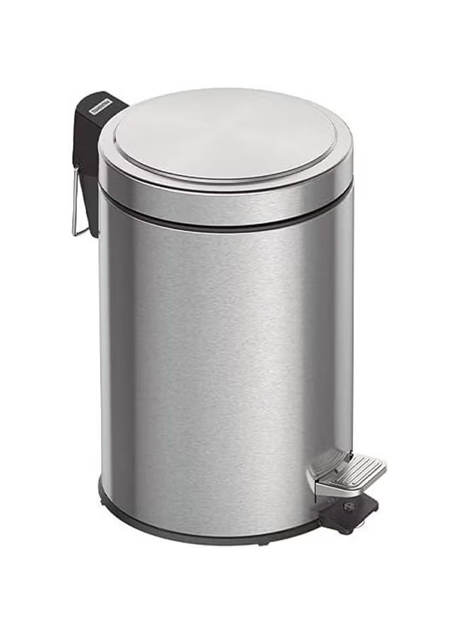 8 Litre Stainless Steel Step Bin - Image 1
