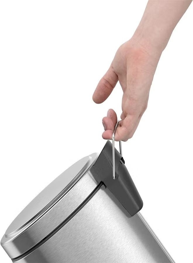 8 Litre Stainless Steel Step Bin - Image 3