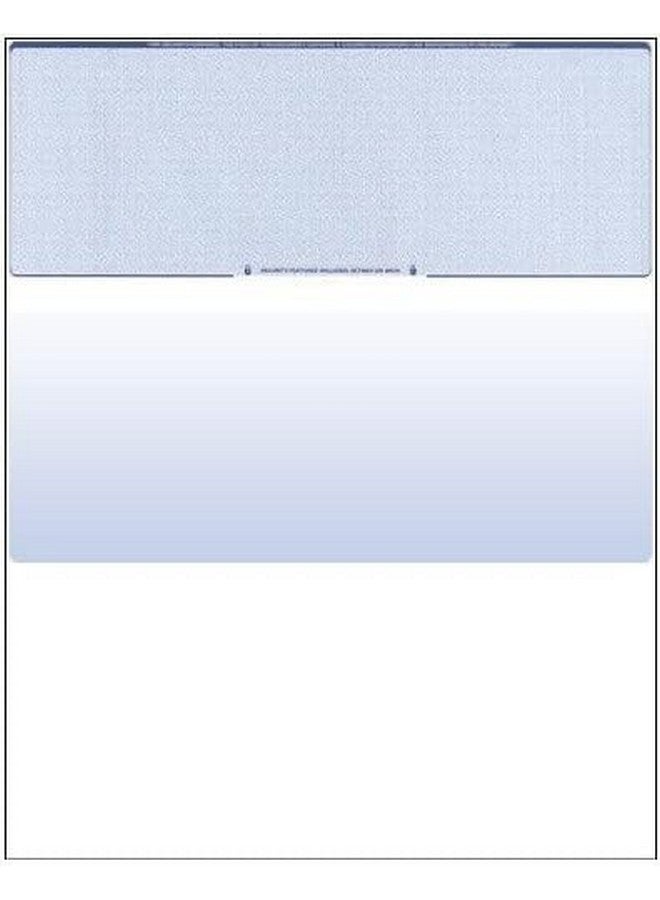 Compuchecks Tamperguard Security Blank Check Paper 75 Business Checks Compatible With Quickbooks Check Stock On Top And Paycheck Stub On Bottom Blue Diamond - Image 1