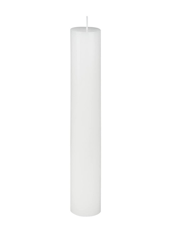 Jeco 9 Inch White Pillar Candle - Image 1