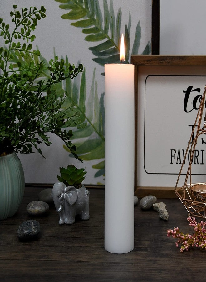 Jeco 9 Inch White Pillar Candle - Image 3