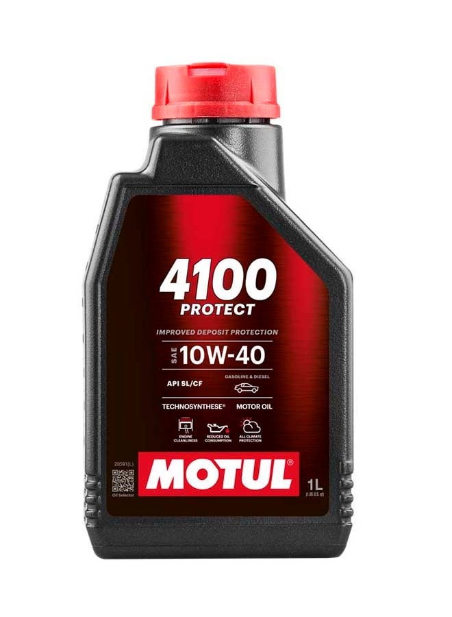 MOTUL Engine Oil 4100 Protect 10W40 1 Liter Imported From Europe (Pack Of 6) - Image 2