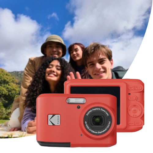 Tedubax Case for KODAK PIXPRO FZ45 Case, Soft Silicone Case for KODAK PIXPRO FZ45 - Anti-Scratch Slim Fit Lightweight Protective Case - Red - Image 2