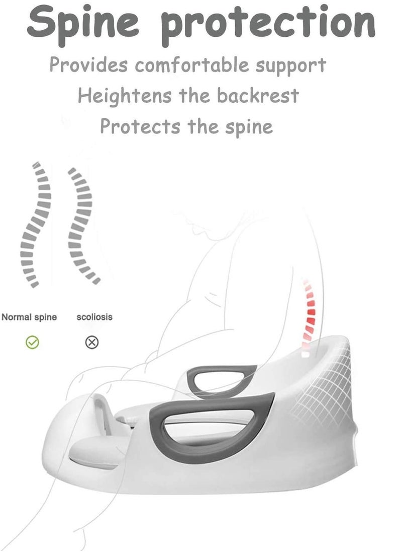 Potty Training Seat for Boys Girls Kids Toddlers Toilet Training Seat Potty Seat for Baby with Detachable Soft Cushion Sturdy Handle and Backrest