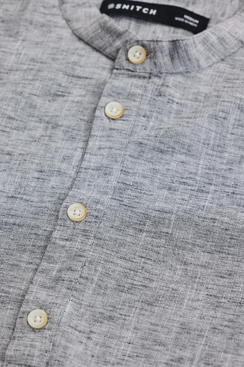 SNITCH رمادي سليم فيت كورتا بتصميم ذاتي