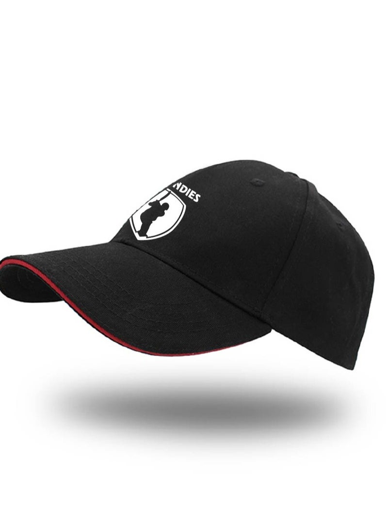 West Indies Sports Fans Cricket Cap for Men and Women - West Indies Sports Cricket Caps for Fans - Metal Adjustable Buckle Closure Cap - Unisex Cricket Cap for Sports Matches - Image 4