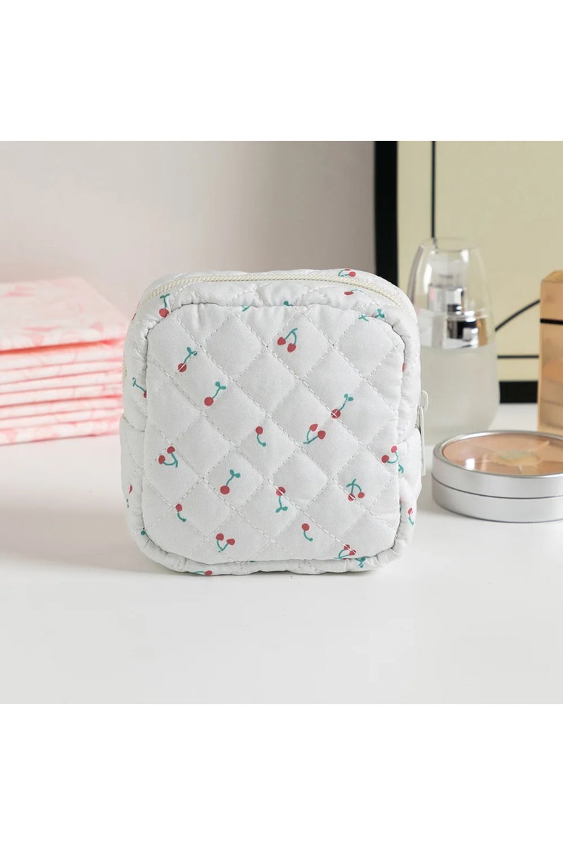 إيروريكس أكياس تخزين فوط صحية كورية مقاس 12×12×4.5 سم، بتصميم كرتوني للبنات، لتنظيم الفوط الصحية أثناء الدورة الشهرية.