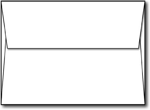 Desktop Publishing Supplies Envelope, 5 1/4 x 7 1/4, White Linen - 100 Envelopes - Image 4