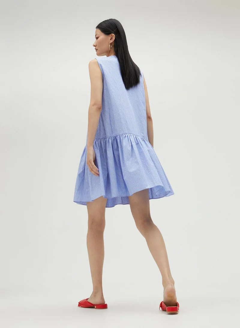 Lola Casademunt Short dress with rhinestones