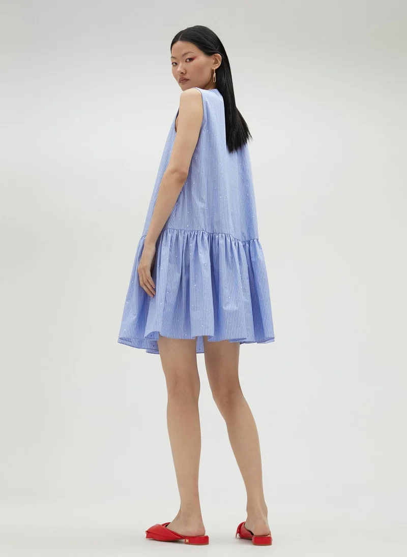 Lola Casademunt Short dress with rhinestones