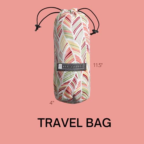 BAY LAUREL Turkish Beach Towel with Travel Bag 39 x 71 Quick Dry Sand Free Lightweight Large Oversized Towels Light - Image 2