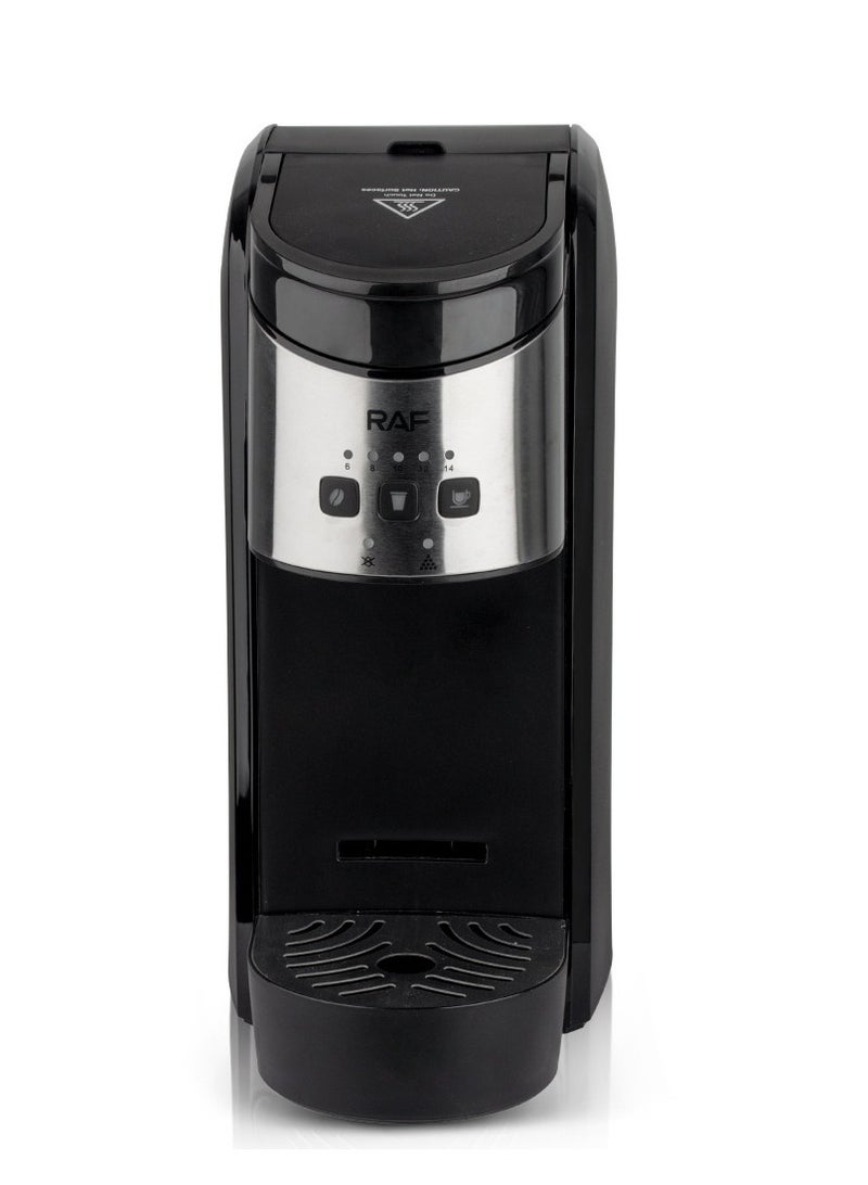 RAF Coffee Maker 1500W – 1320ml 3-in-1 Capsule & Ground Coffee Machine with Automatic 30-Min Power-Off, Easy Operation & Cleaning - Image 2