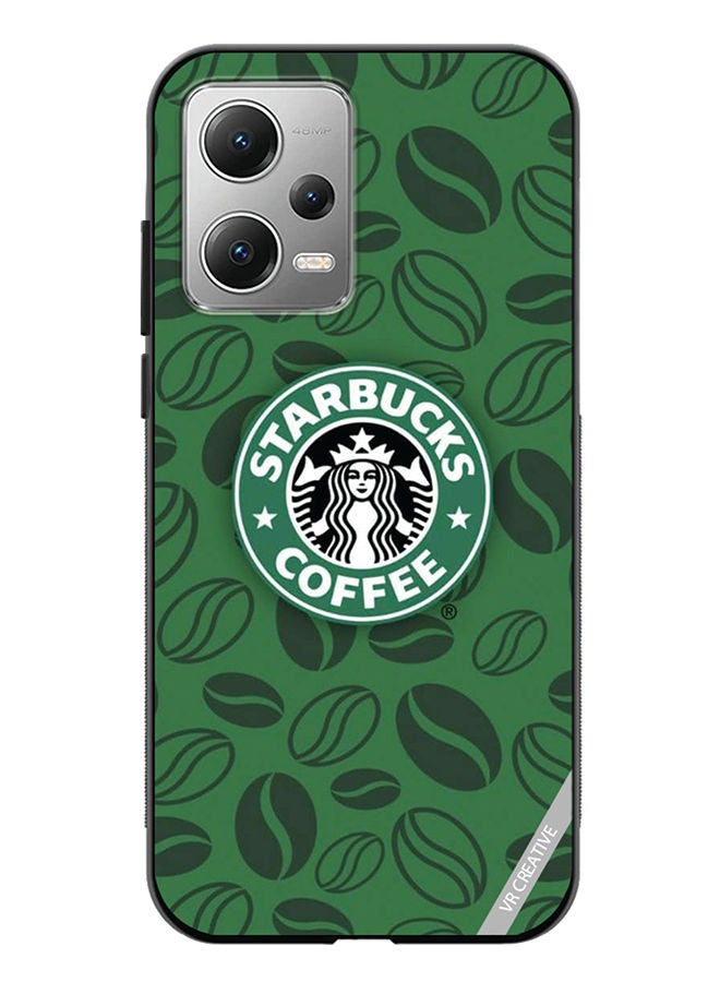 VR CREATIVE Protective Case Cover For Xiaomi Redmi Note 12 Starbucks 3 Design Multicolour - Image 1