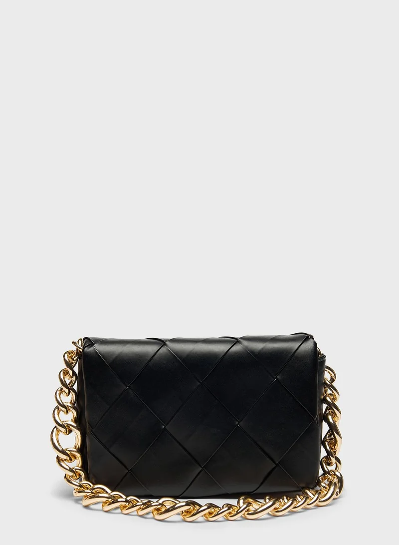 شو اكسبرس Chain Detail Flap Over Crossbody