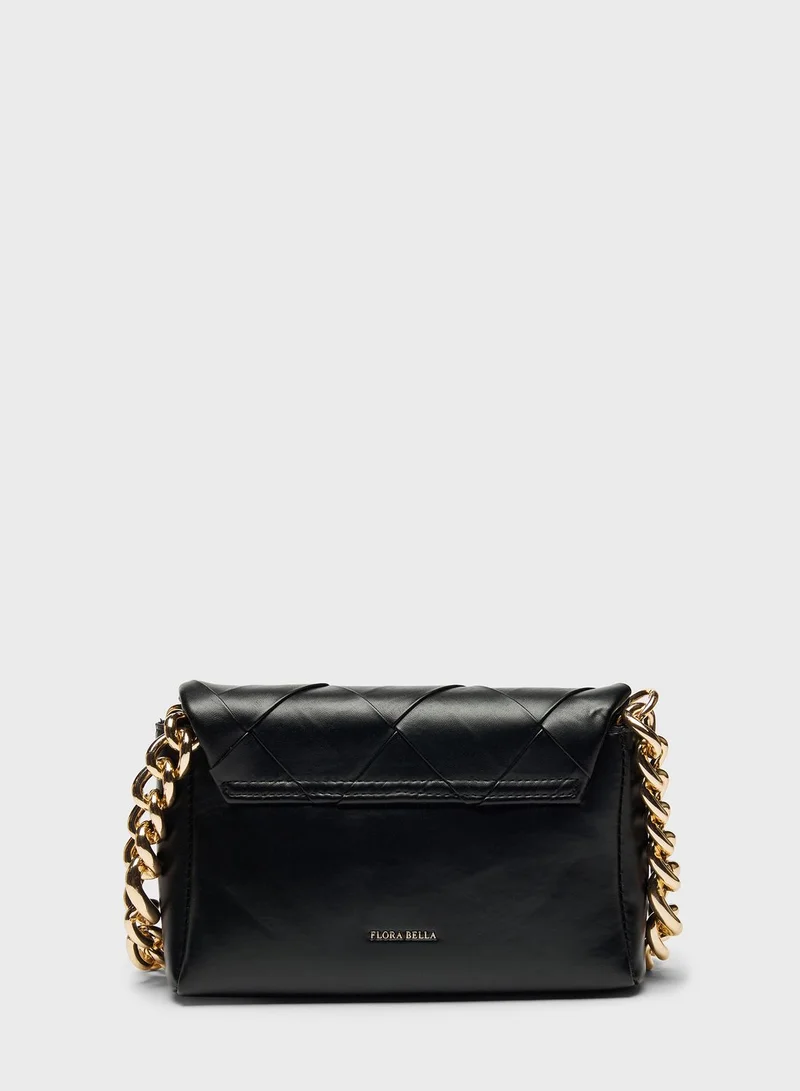 شو اكسبرس Chain Detail Flap Over Crossbody