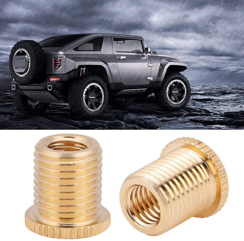 woobles for Shift knob 8mm Shift Knob Adapter,Universal Aluminum Alloy Thread Adapter Car Auto Gear Stick Shift Shifter Knob Head Thread Screw Adapter(8 * 1.25) - Image 2