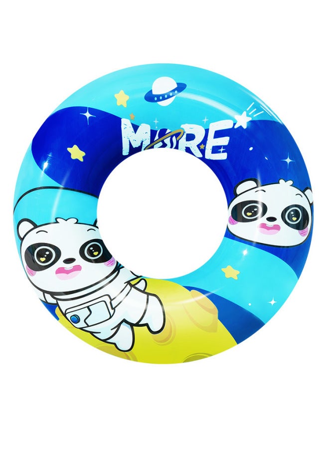 Generic Swimming Ring Children's Life Ring Anti-flip Girl Beginner Baby Swimming Ring Cartoon Inflatable Boy Underarm Ring-Outer Diameter After Inflation:60-Inner Diameter After Inflation:Flying Panda (swim - Image 1