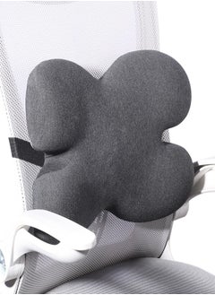 Generic Lumbar Support Pillow for Office Chair Car Lumbar Pillow Lower Back Pain Relief Memory Foam Back Cushion with 3D Mesh Cover Gaming Chair Back Pillow Ergonomic Orthopedic Back Rest for Wheelchair Desk  - Image 1