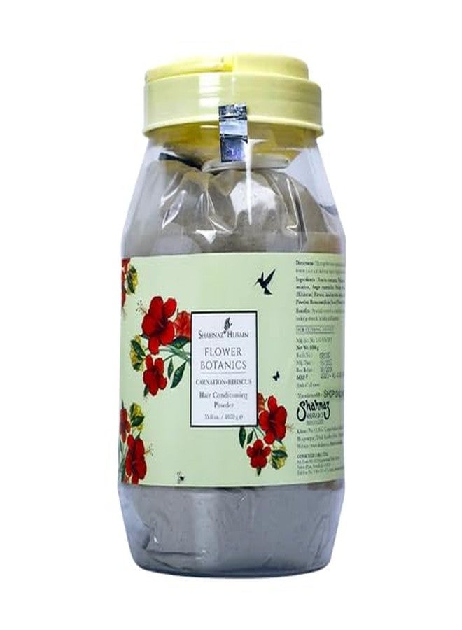 Shahnaz Husain Flower Botanics Carnation- Hibiscus Hair Powder | 1000g - Image 1
