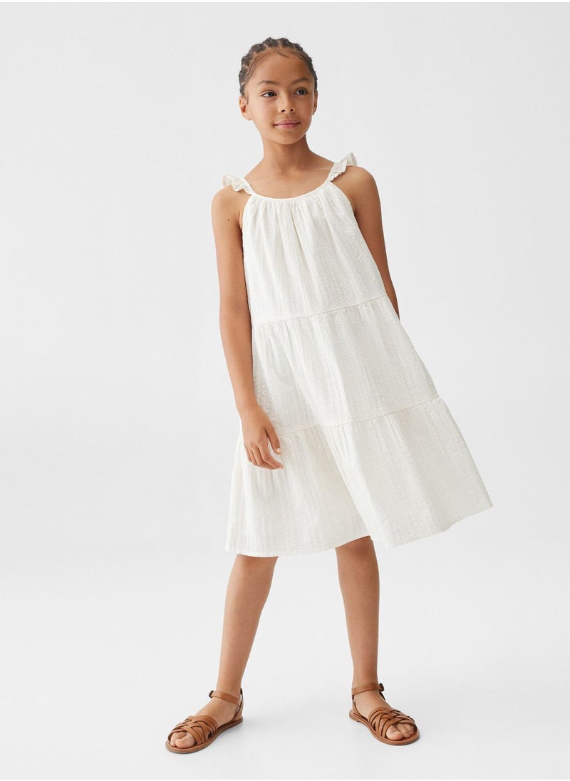 MANGO - Kids Essential Midi Dress - Image 1