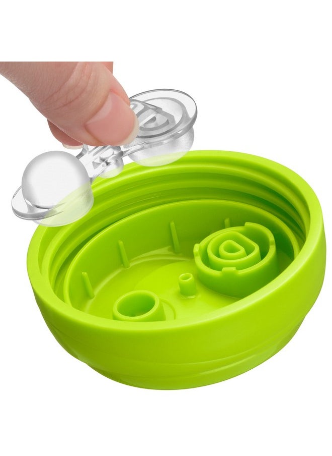 Chicco 7Oz. Semisoft Trainer With Biteresistant Spout And Spillfree Lid ; Removable Nonslip Handles ; Toprack Dishwasher Safe ; Easy To Hold Ergonomic Indents ; Green; 6+ Months  - Image 5