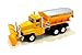 Playmaker Toys Show Plow Truck 6 Die Cast Metal Model Toy Truck w Pullback Action Yellow - Image 3