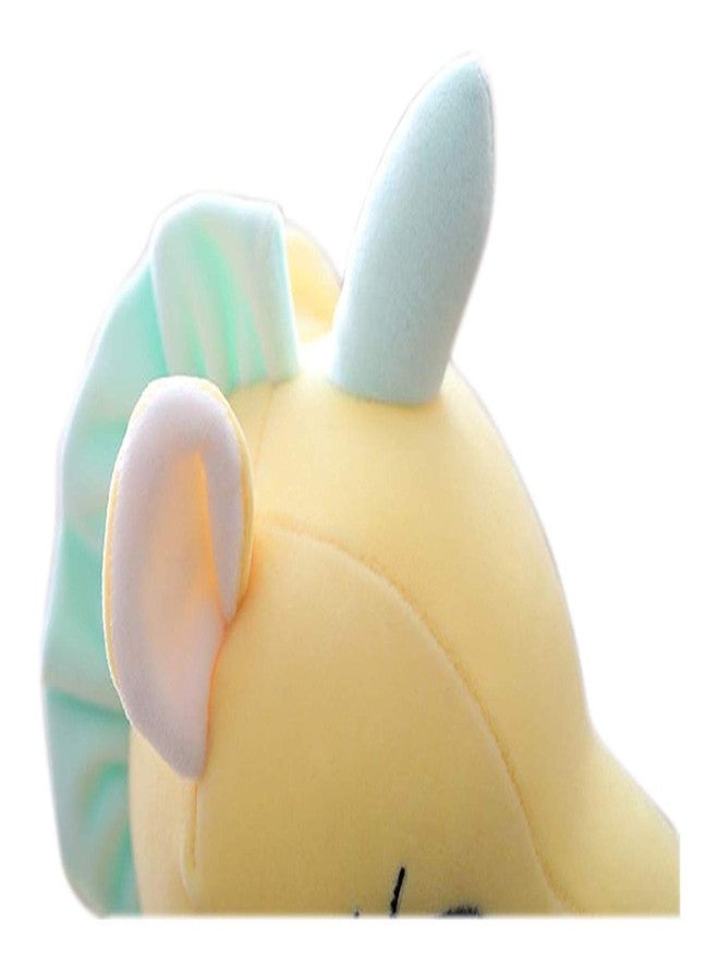Tickles Yellow Super Cute Unicorn Soft Stuffed Plush Animal for Kids Infants (Color: Yellow Size: 25 cm) - Image 4